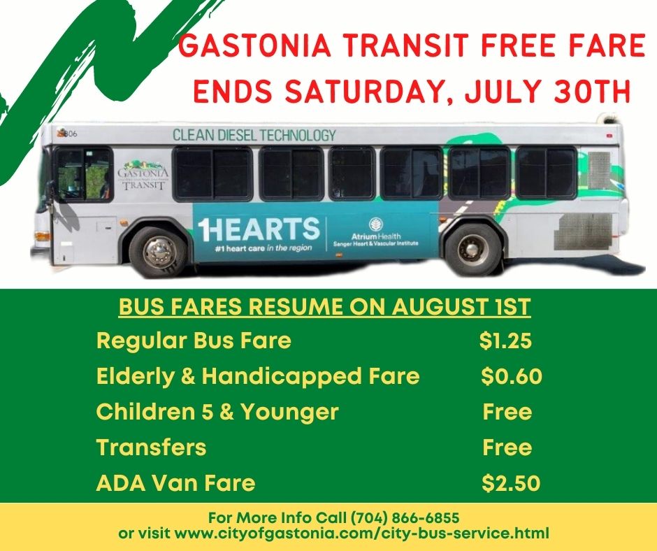 Free Fare Ends July 2022 Facebook